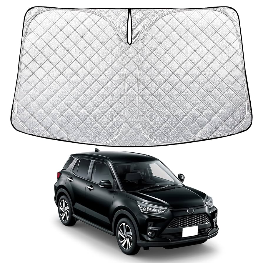 ★美品★ Aizu マルチシェード トヨタ ライズ フロント リア セット Aizu マルチシェード・シルバー／グレー リア（5枚）セット MPV